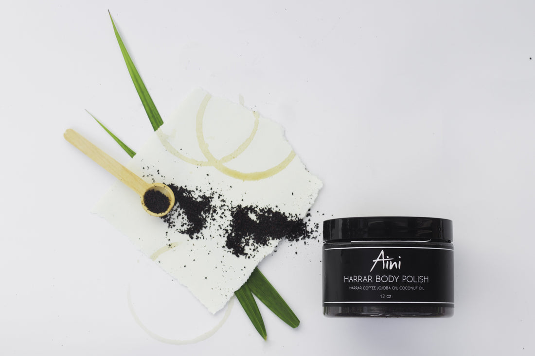 Harrar Coffee Body Polish (10% AHA) | Exfoliating Scrub | Azure Chloe
