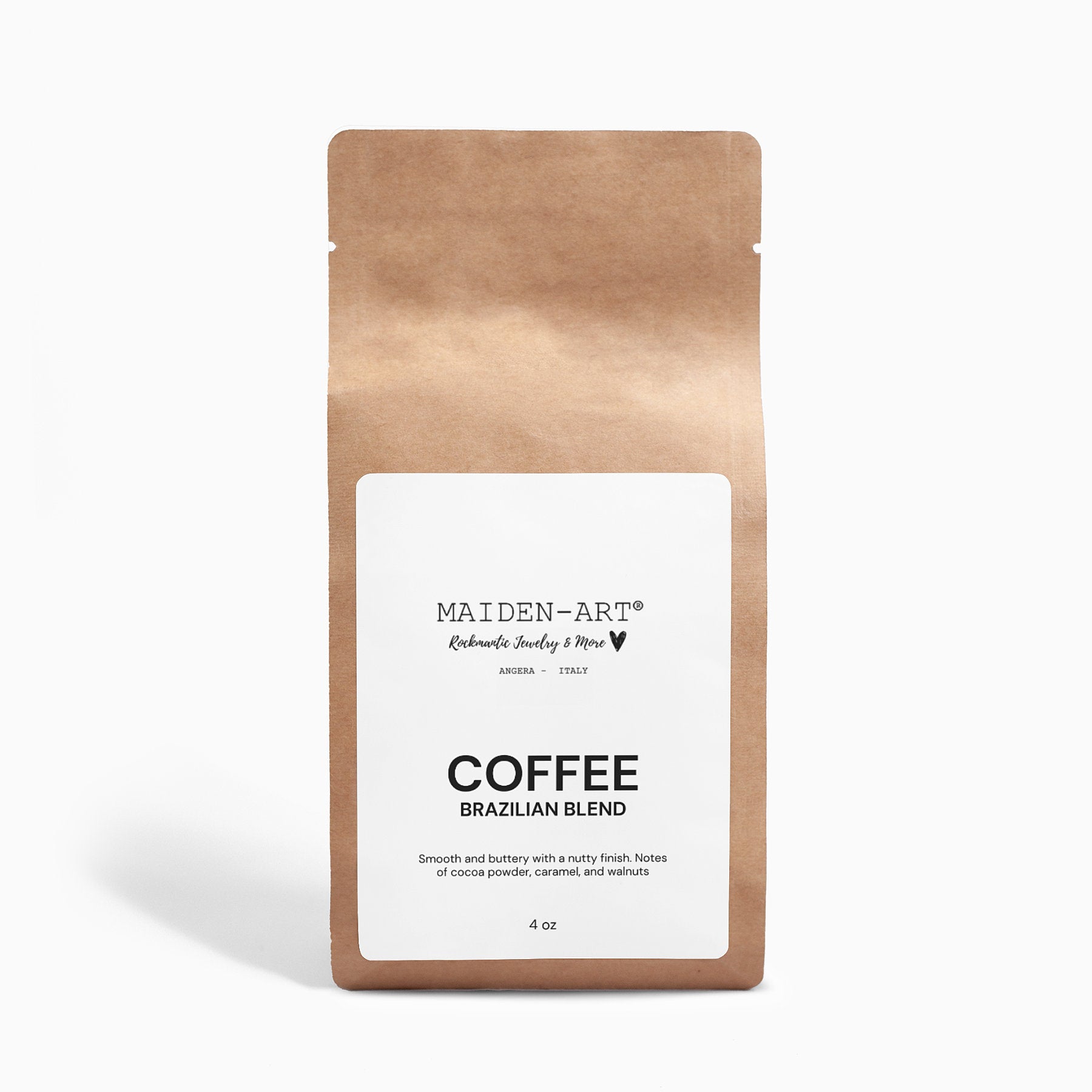 Brazilian Coffee Blend 4oz - Cocoa, Caramel, & Walnut Notes (Pink Lucky)