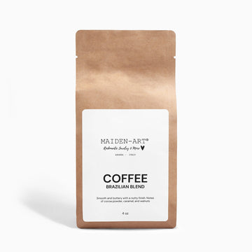 Brazilian Coffee Blend 4oz - Cocoa, Caramel, & Walnut Notes (Pink Lucky)