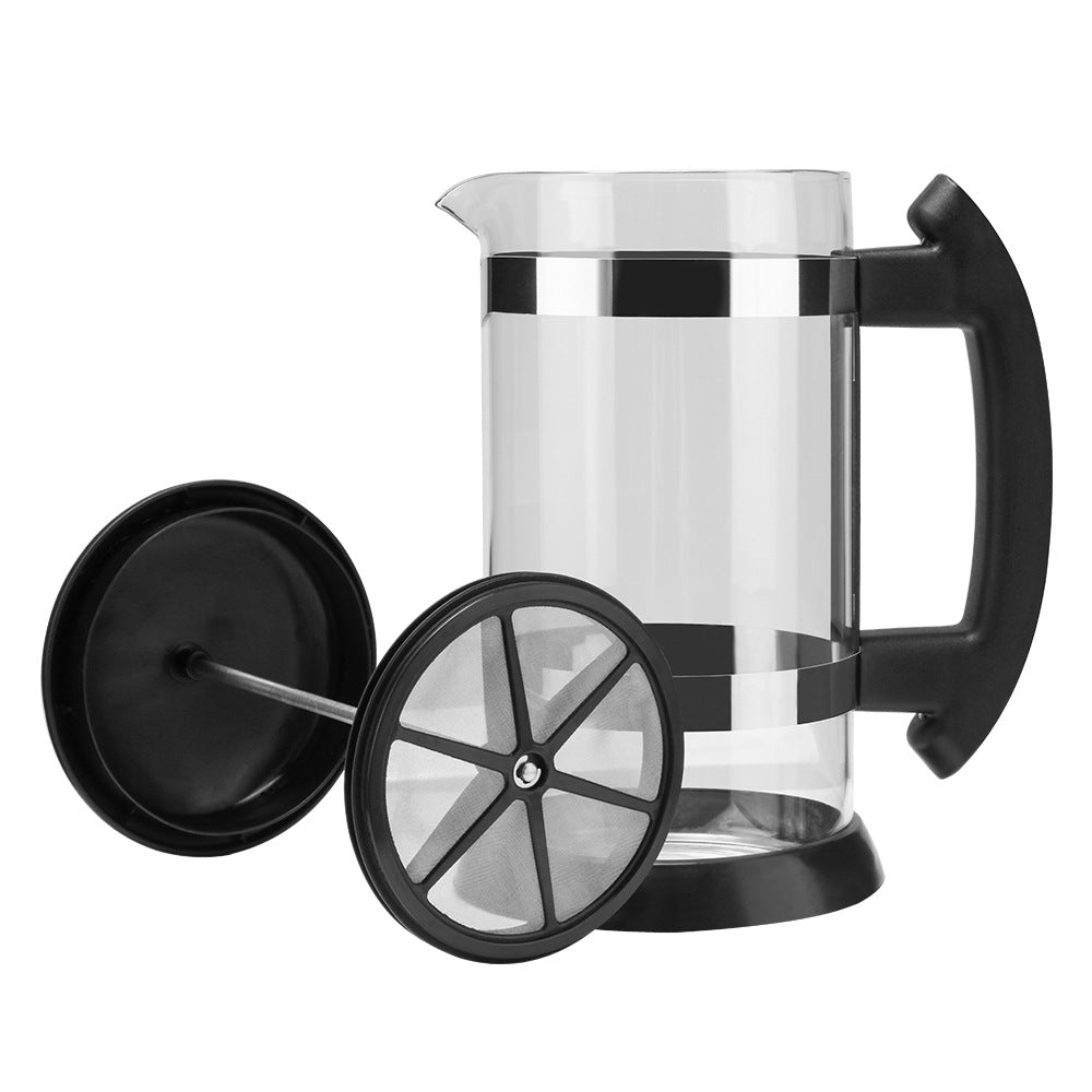 Glass French Press Coffee Pot | 1000ml Press Filter Tea Maker