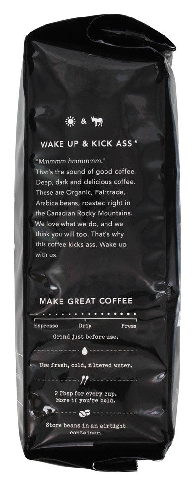 Kicking Horse Coffee Kick Ass Dark Roast Whole Bean (6x10 OZ)