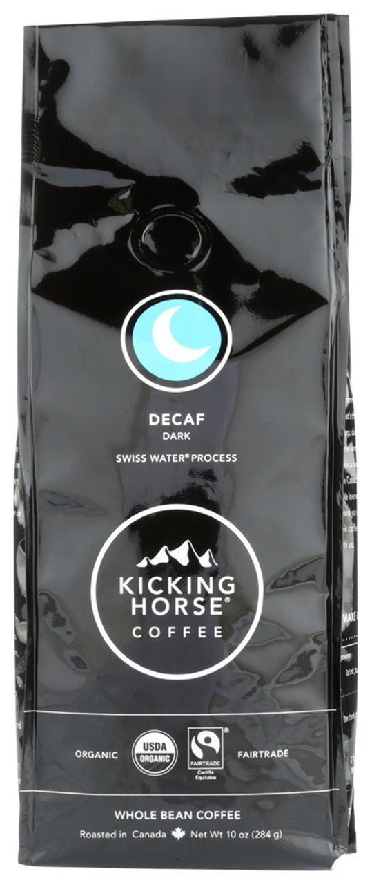 Kicking Horse Dark Decaf Whole Bean Coffee - Swiss Water Process