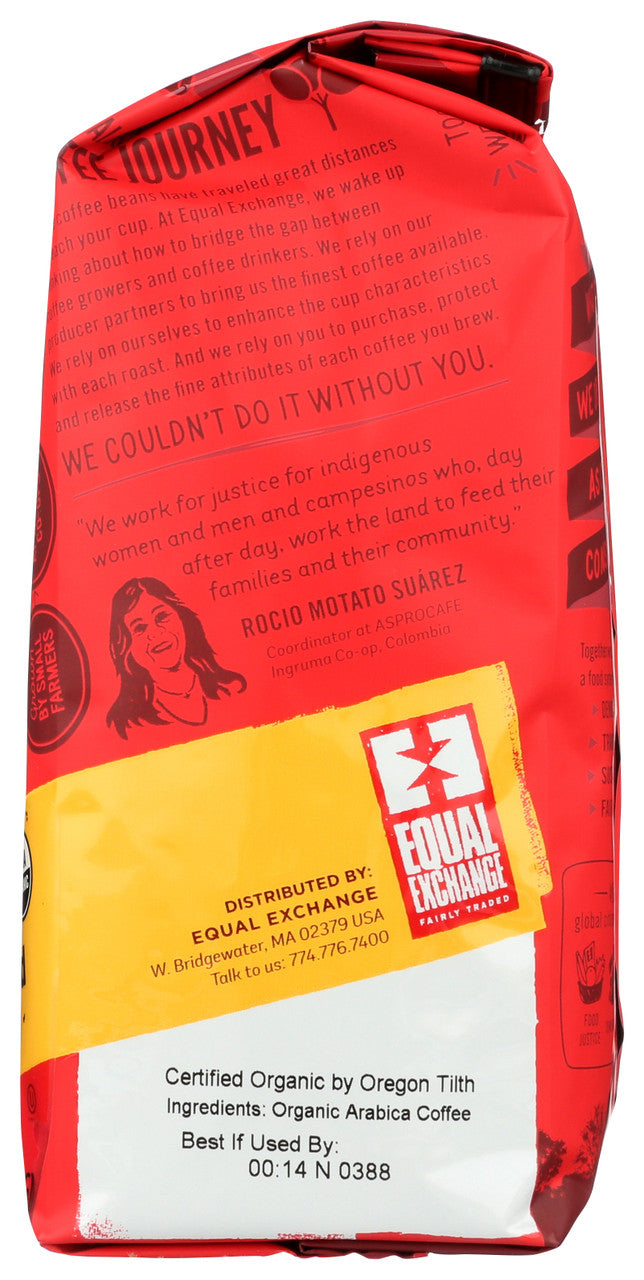 Equal Exchange Breakfast Blend Whole Bean Coffee (6x12 Oz)