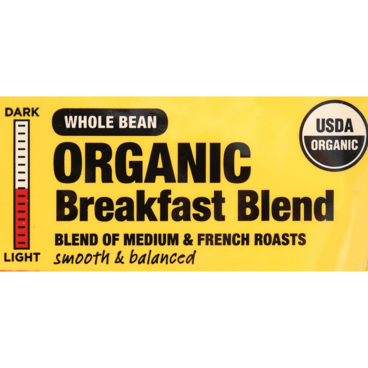 Equal Exchange Breakfast Blend Whole Bean Coffee (6x12 Oz)