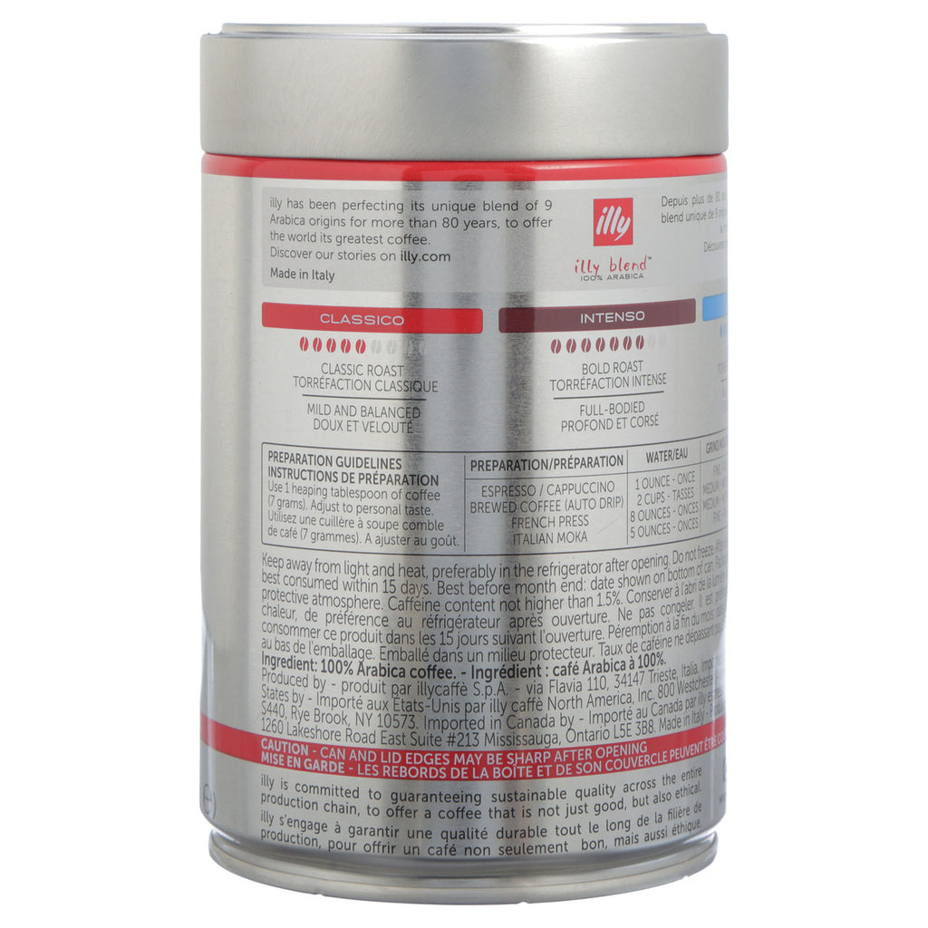 illy Medium Roast Whole Bean Coffee (6x8.8 OZ)