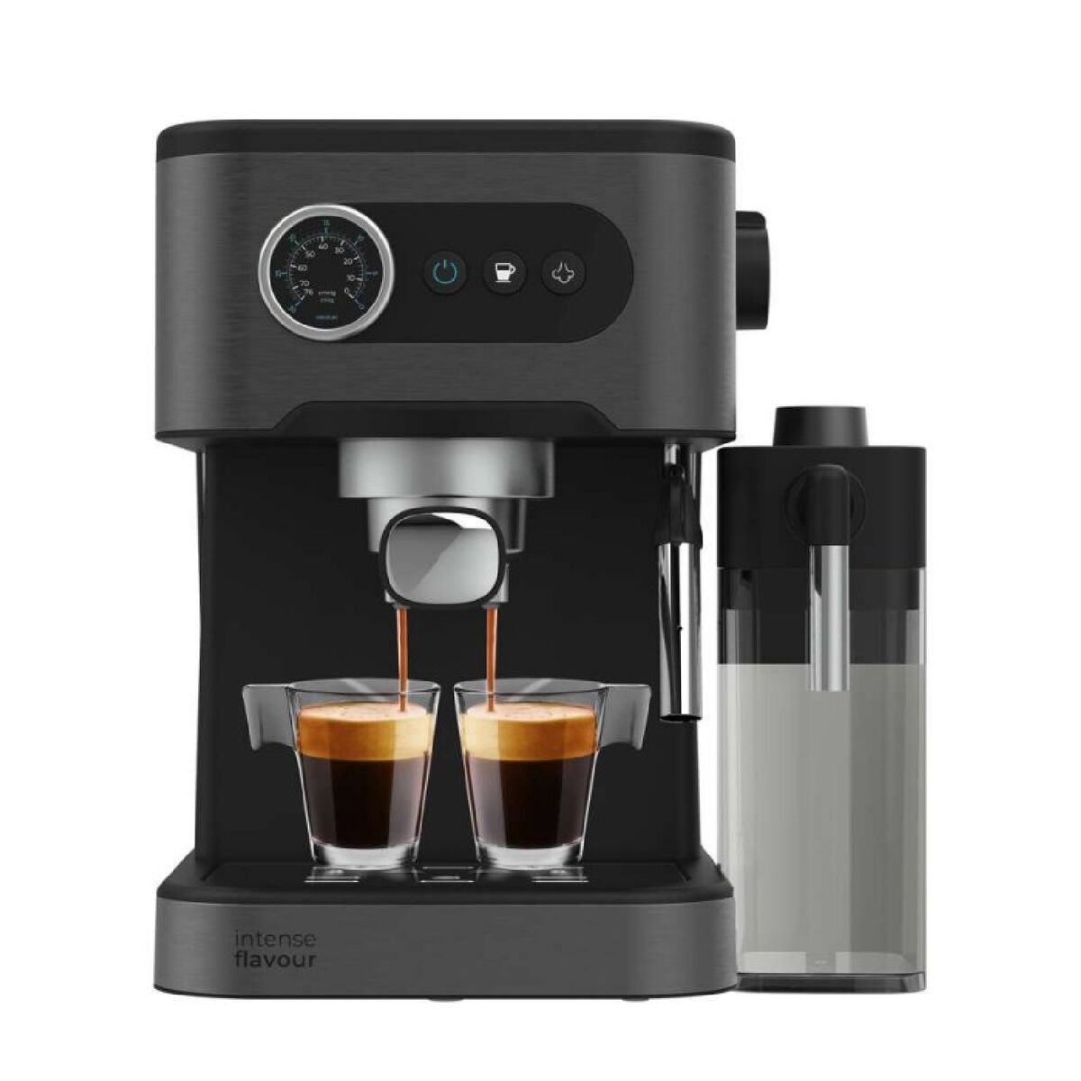 Cecotec Power Espresso 20 Pro Manual Coffee Machine 20 bar 1.5L Steel Steam Wand
