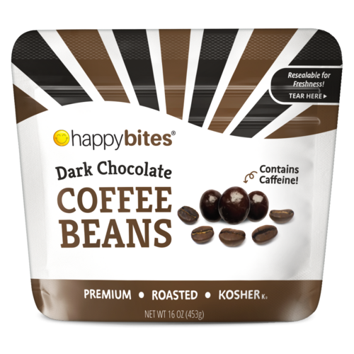 Dark Chocolate Covered Espresso Beans (16 oz) | Happy Bites