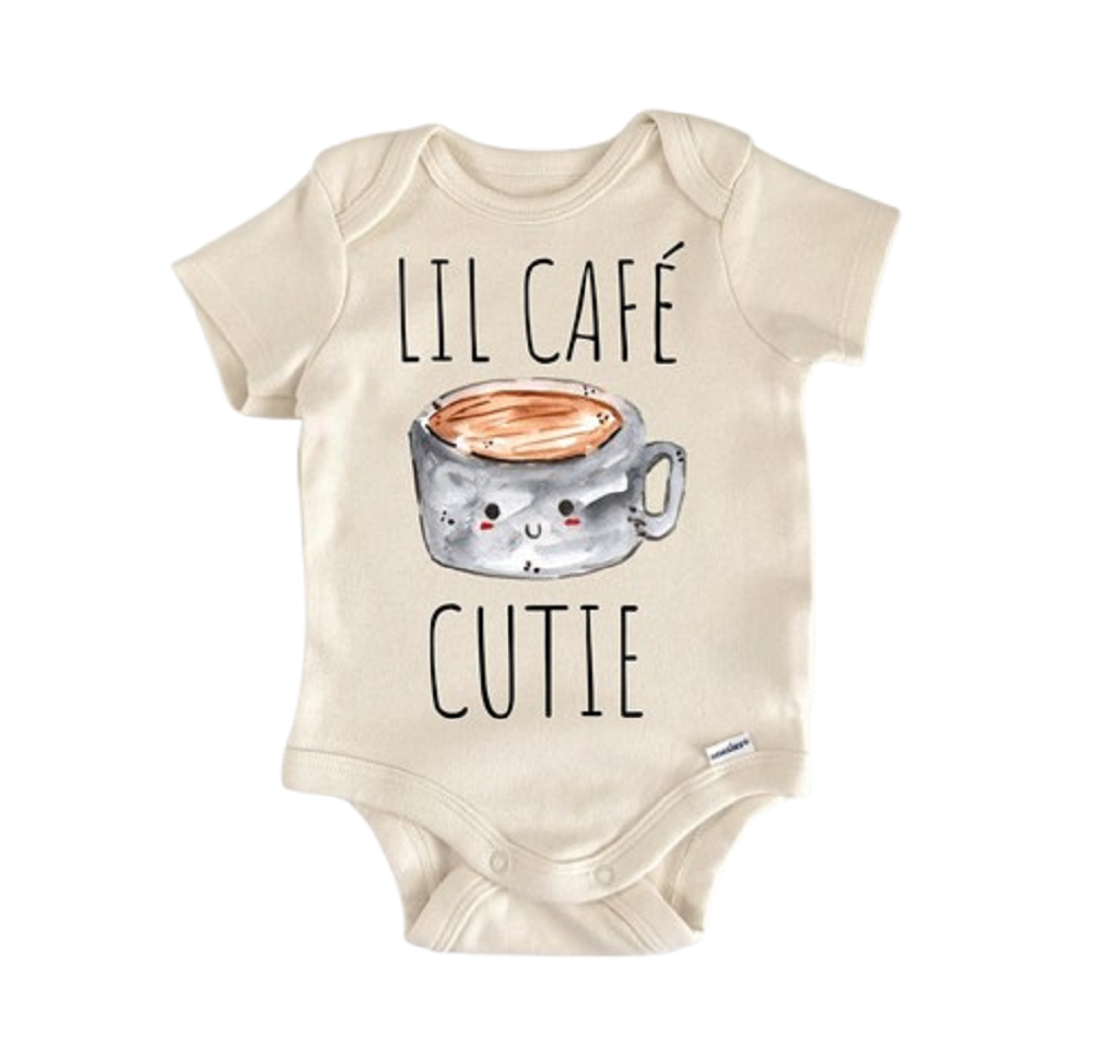 Coffee Latte Beans Infant Bodysuit - Funny Baby Boy Girl Clothes
