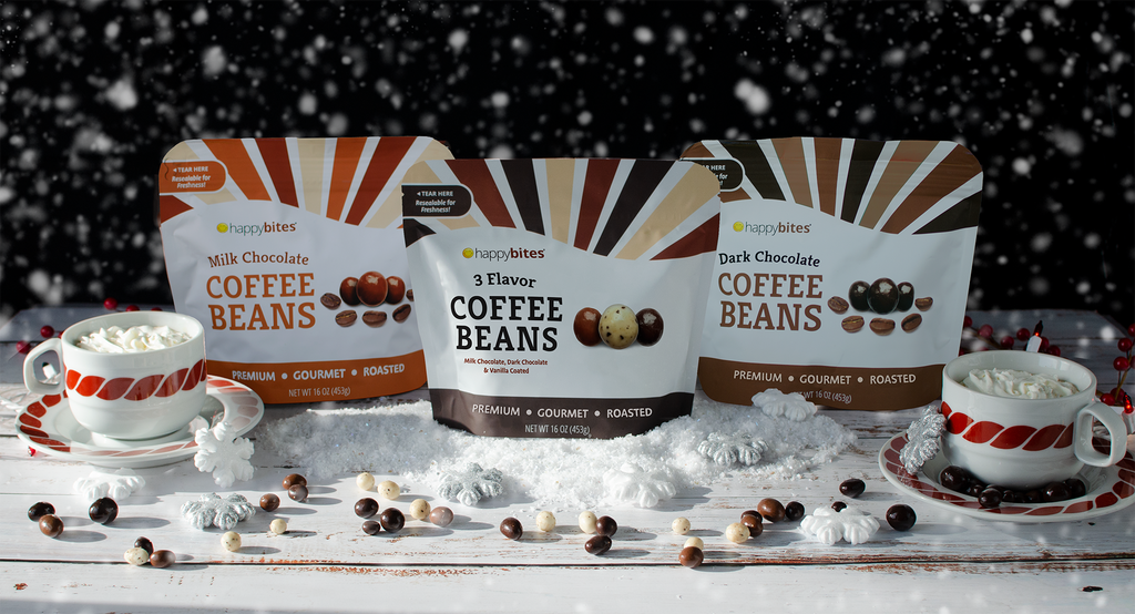 Happy Bites Dark Chocolate Coffee Beans (16 oz)