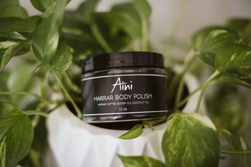 Harrar Coffee Body Polish (10% AHA) | Exfoliating Scrub | Azure Chloe