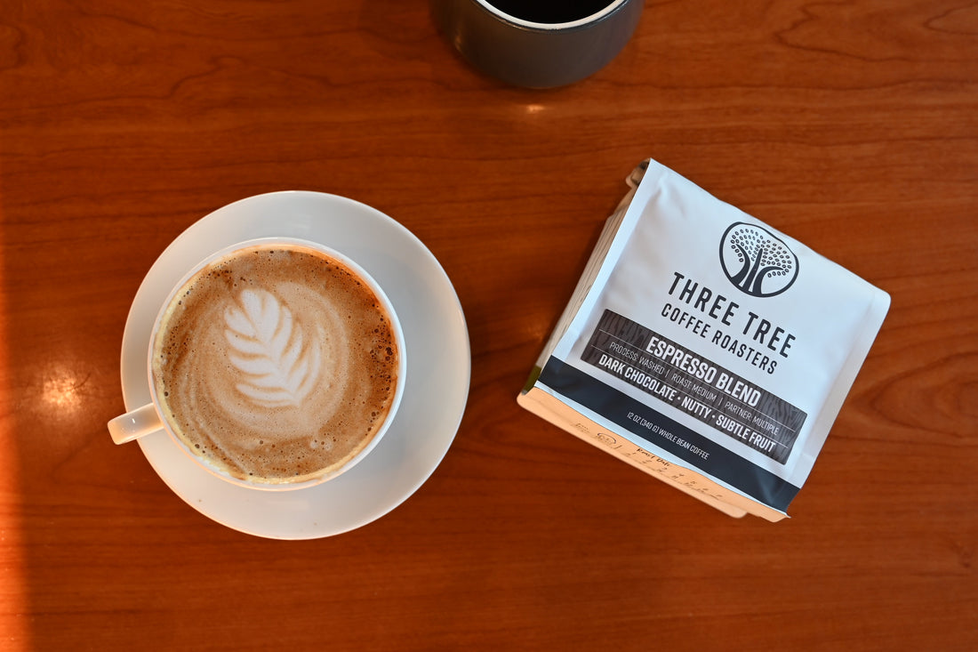 Espresso Blend Beans - Rich Chocolatey Coffee | Three Tree Coffee