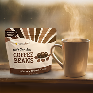 Dark Chocolate Covered Espresso Beans (16 oz) | Happy Bites