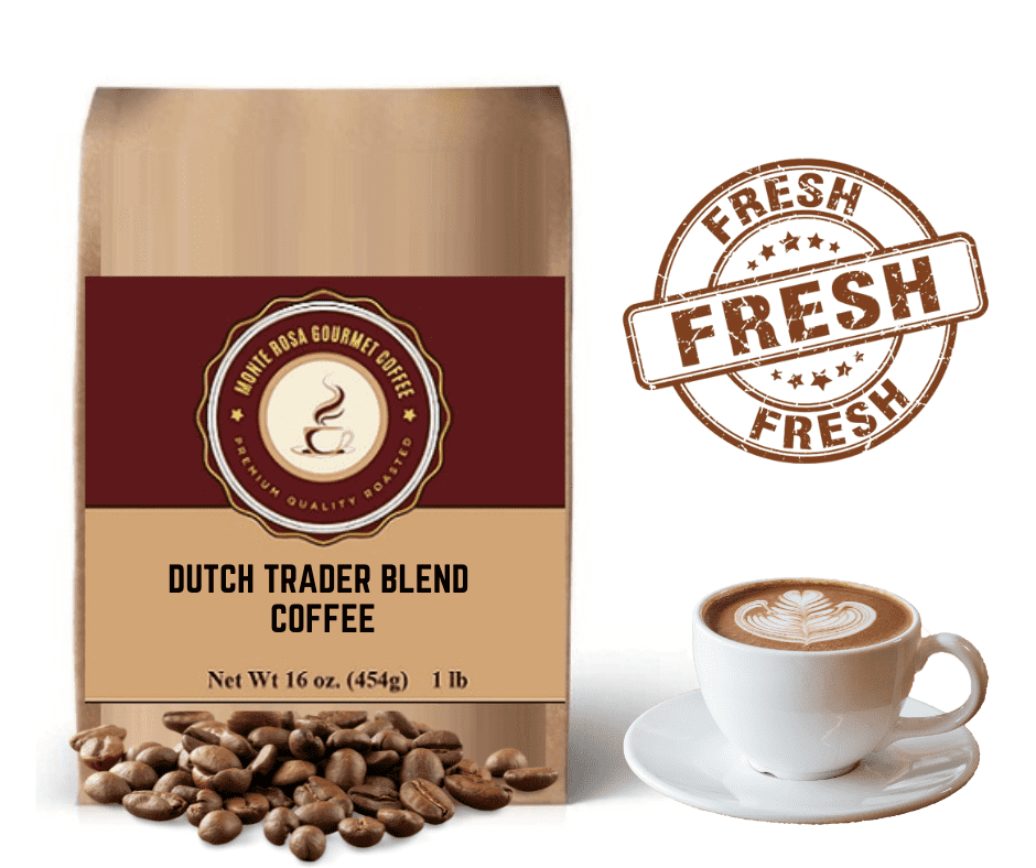 Dutch Trader Blend Coffee: Indonesian & African Blend - Monte Rosa