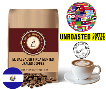 El Salvador Finca Montes Urales Green Coffee - Unroasted Beans