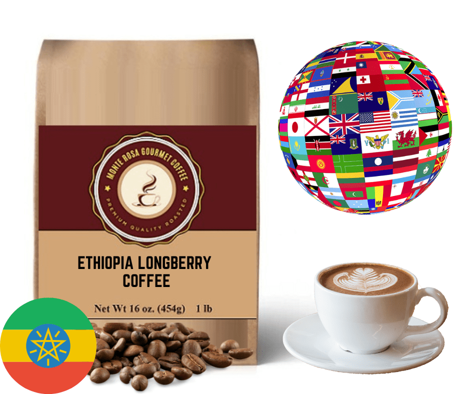 Ethiopia Longberry Harrar Coffee | Medium-Light Roast | Copper Hades