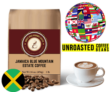 Jamaica Blue Mountain Green Coffee Beans - Unroasted - Monte Rosa