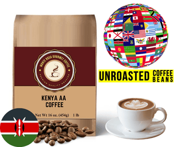 Kenya AA Green Unroasted Coffee Beans - Finest Arabica