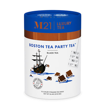 Boston Tea Party Luxury Black Tea - Organic 12ct Canister