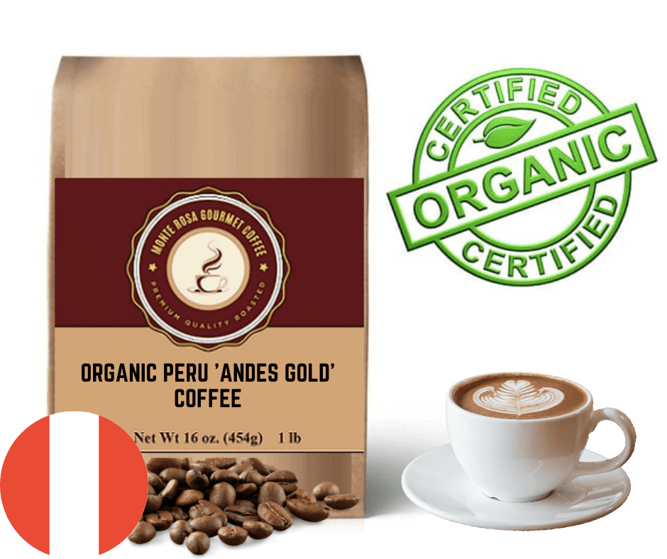 Organic Peru 'Andes Gold' Coffee: Gourmet & Certified Organic