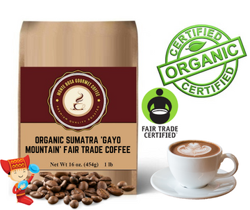 Organic Sumatra Fair Trade Coffee - Gayo Mountain | Copper Hades