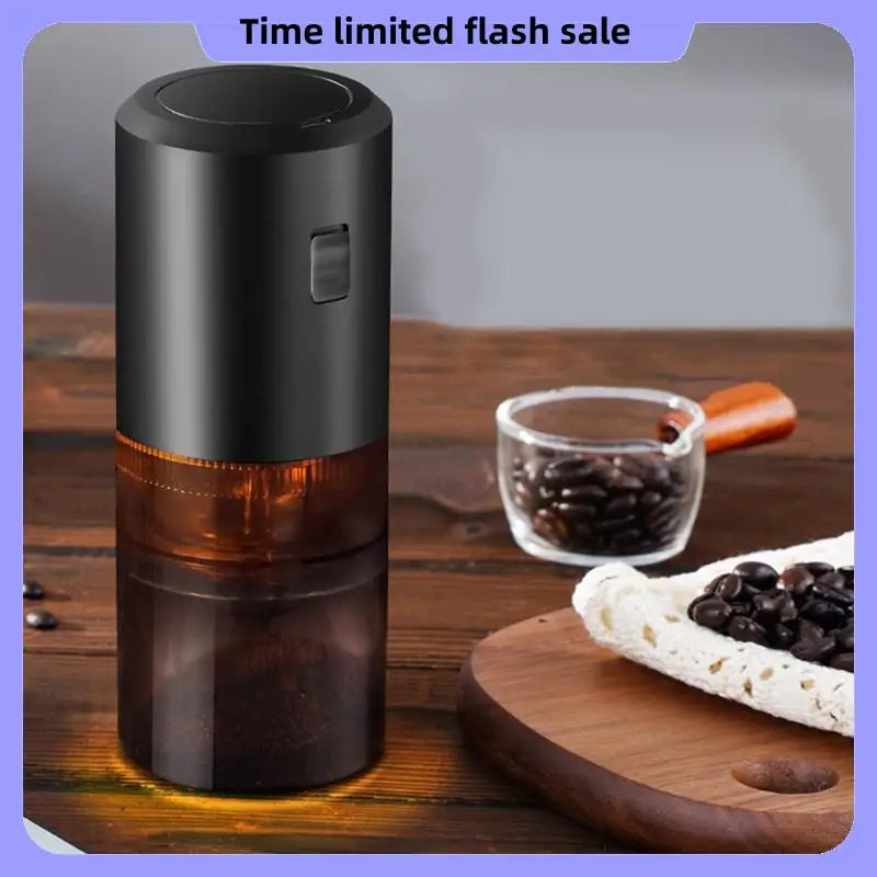 Portable Electric Coffee Grinder & Bean Machine - Rechargeable