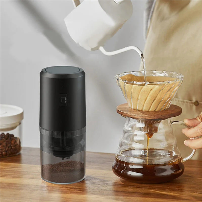 Portable Electric Coffee Grinder & Bean Machine - Rechargeable
