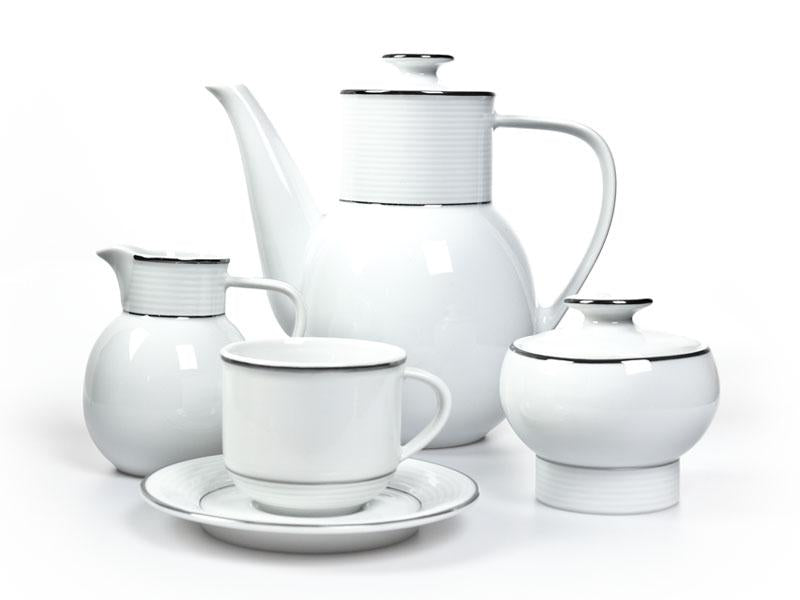 Catrin Porcelain Coffee Set - Traditional Tableware Gift