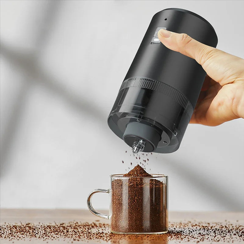Portable Electric Coffee Grinder & Bean Machine - Rechargeable