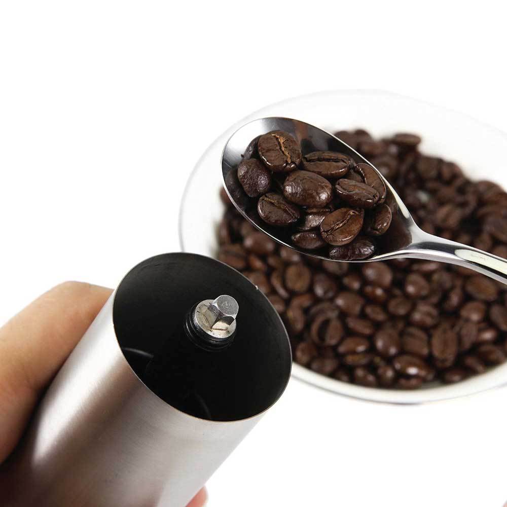 Coffee Bean Grinder - Stainless Steel Ceramic Burr Manual Hand Crank