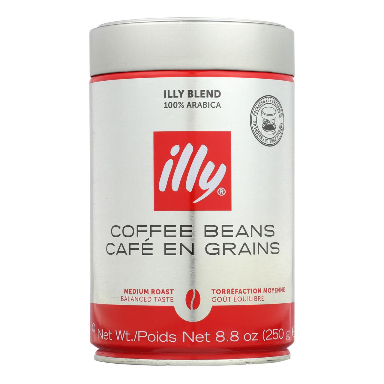 illy Medium Roast Whole Bean Coffee 6-Pack | Menes Coffee