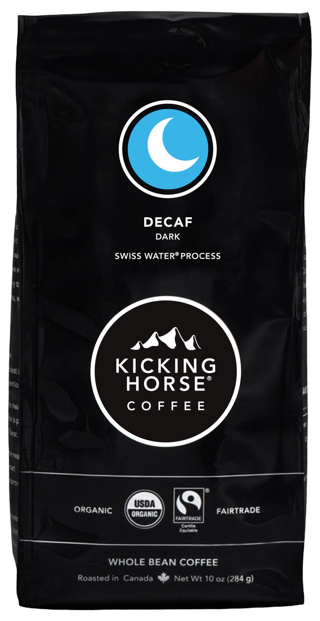Kicking Horse Dark Decaf Whole Bean Coffee - Swiss Water Process