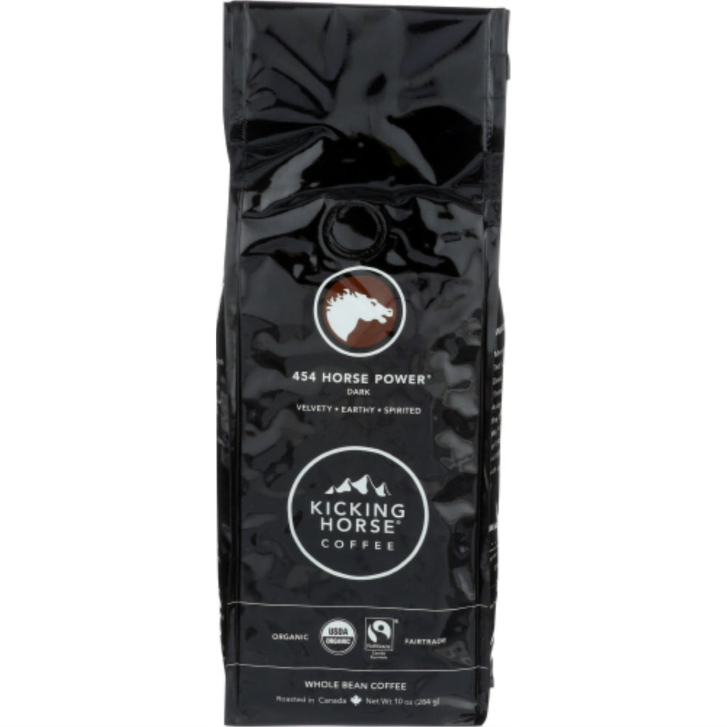 Kicking Horse 454 Horse Power Dark Whole Bean Coffee (6x10 OZ)