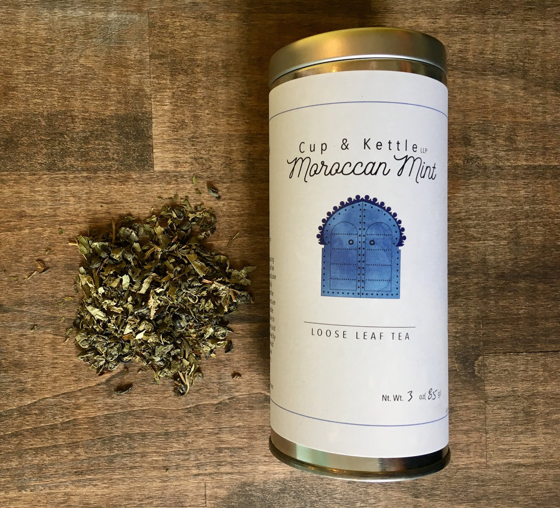 Moroccan Mint Green Tea (3 oz Tin) - Cup & Kettle Tea