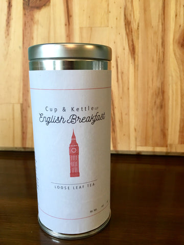 English Breakfast Tea 3 oz Loose Leaf Tin - DC-Cup & Kettle Tea