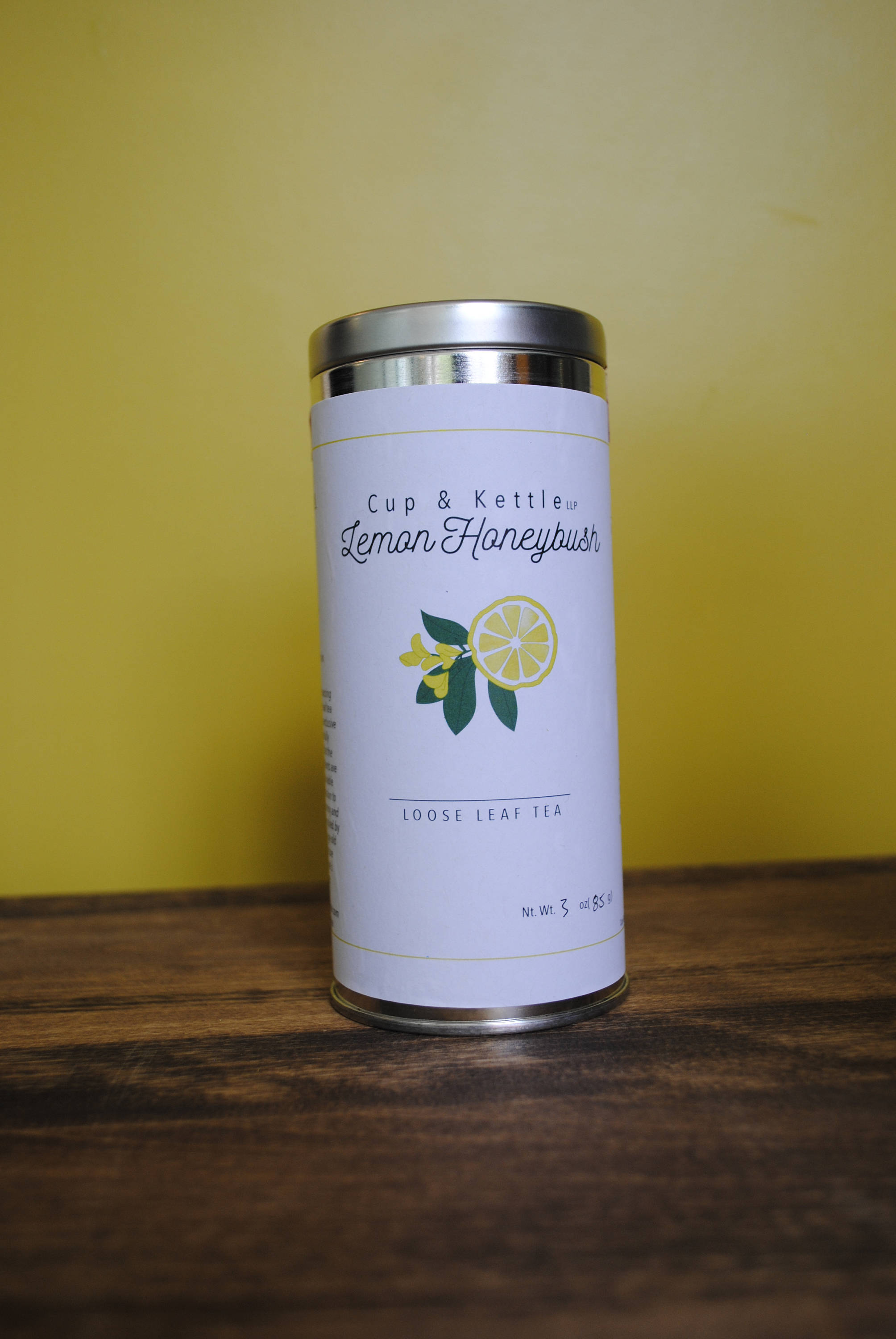 Organic Lemon Honeybush Tea 3 oz Tin | Herbal & Caffeine-Free