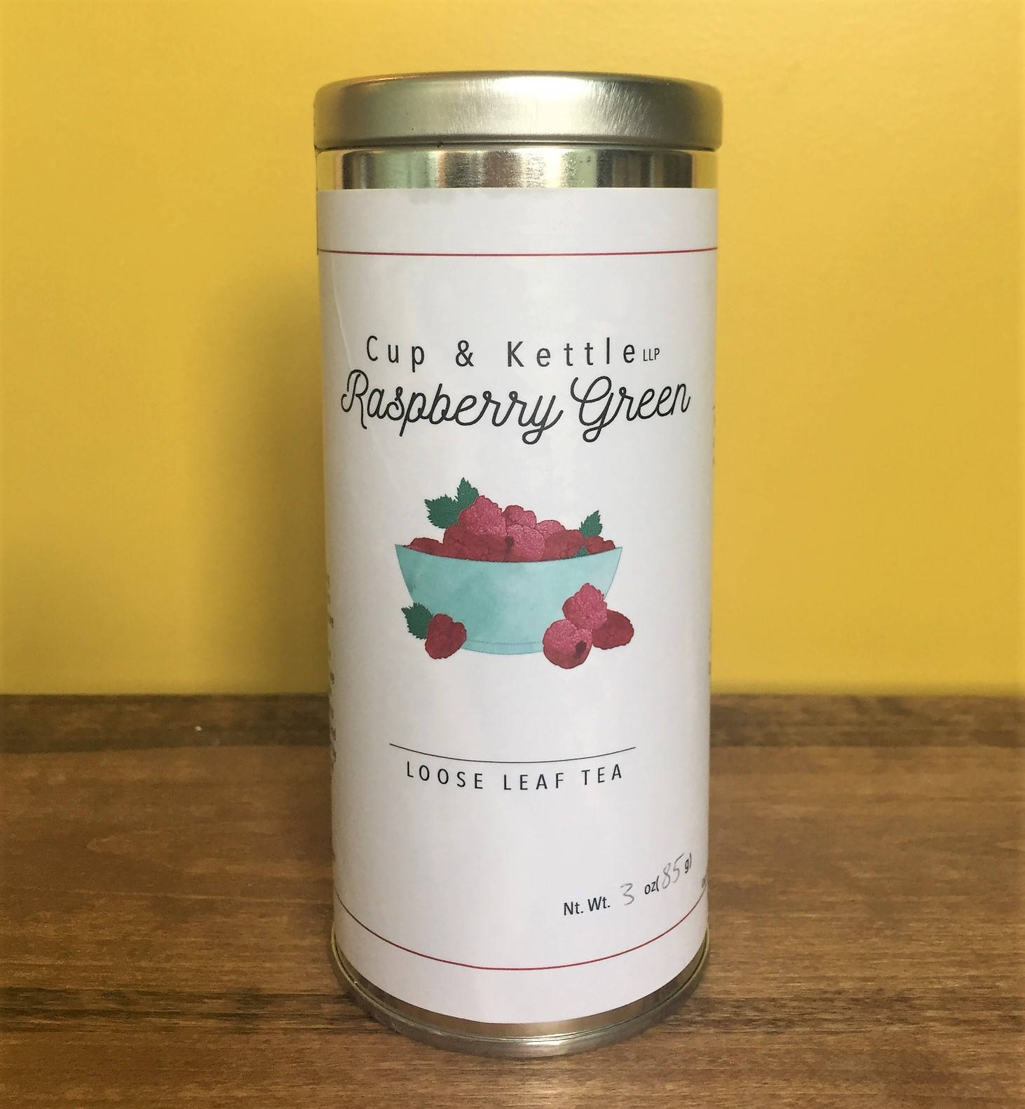 Organic Raspberry Green Tea | Loose Leaf Tea Tin | DC-Cup & Kettle