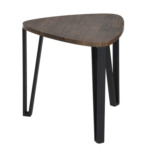 Nesting Coffee Table Set of 3 - Triangle End Tables | Teal Simba