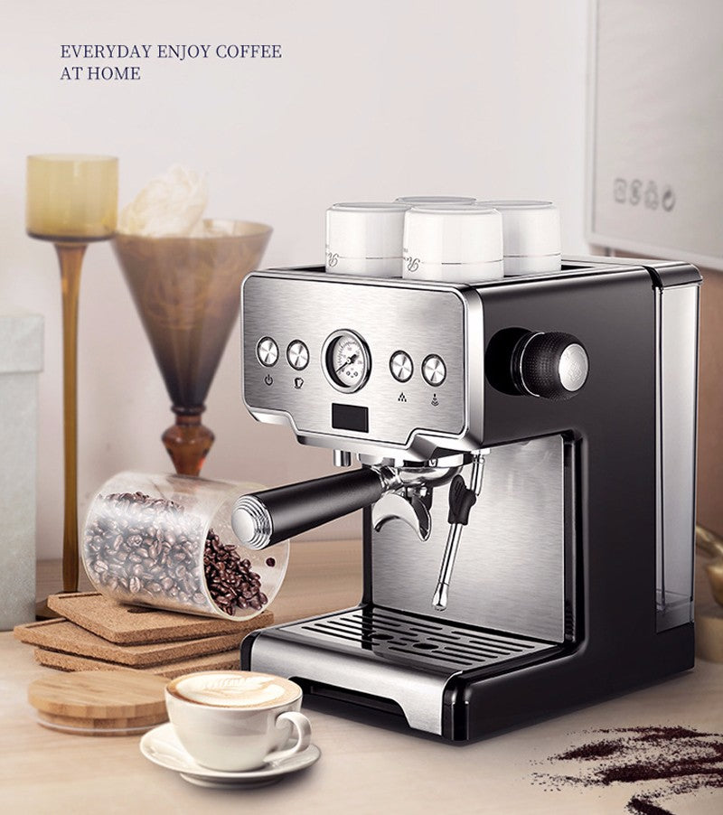 Stainless Steel Italian Espresso Coffee Maker Machine | Teal Simba