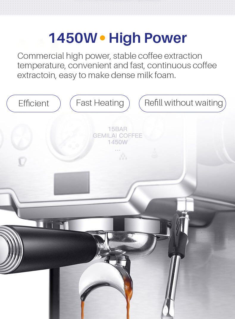 Stainless Steel Italian Espresso Coffee Maker Machine | Teal Simba