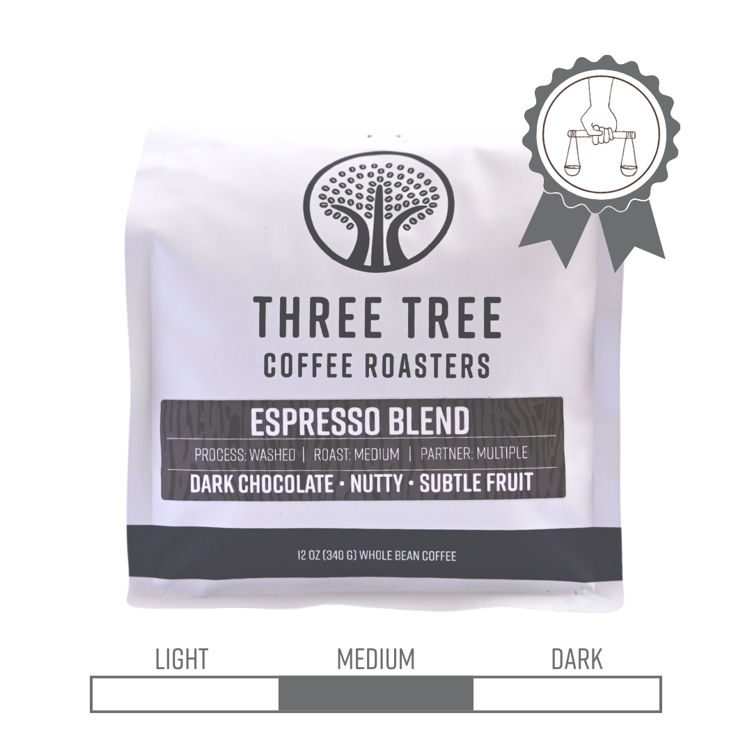 Espresso Blend Beans - Rich Chocolatey Coffee | Three Tree Coffee