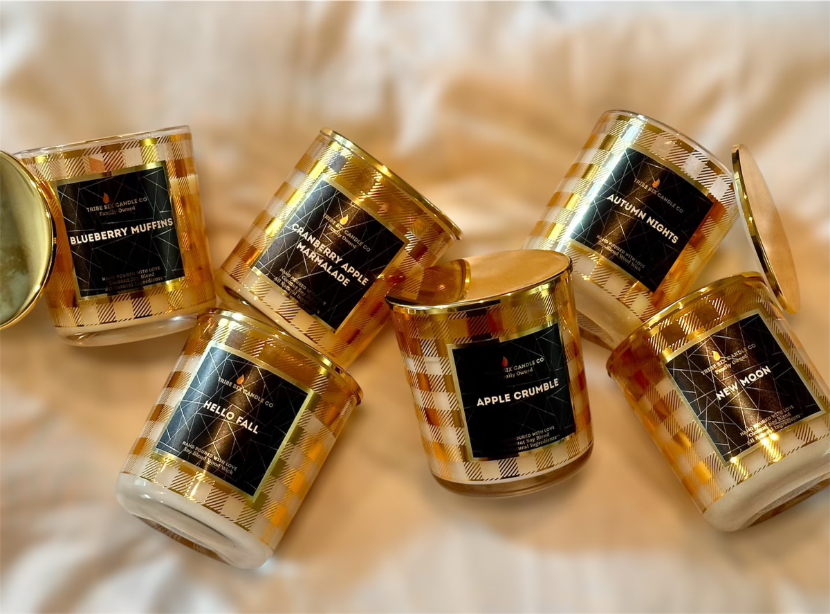 Coffee Bean Candle by Tribe Six Candle Co. | Caramel & Vanilla