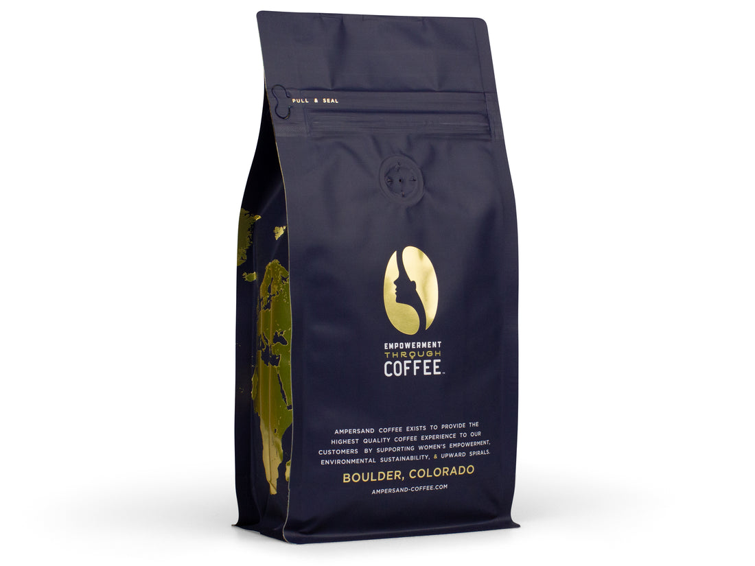 Decaf Fair Trade Organic Coffee Beans, 12 oz. - Ampersand Coffee